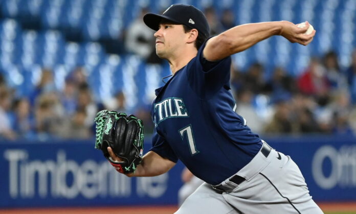 Seattle Mariners starting pitcher Marco Gonzales in 2022