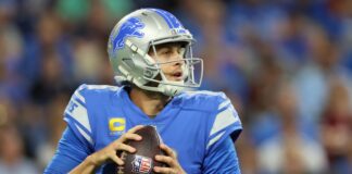 Quarterback Jared Goff with the Detroit Lions in 2022