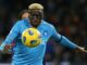 Victor Osimhen with SSC Napoli in December 2023
