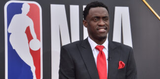 Toronto Raptors Pascal Siakam attends the 3rd annual NBA Awards in 2019