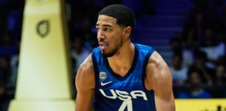 Tyrese Haliburton of USA in August 2023