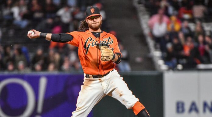 San Francisco Giants shortstop Brandon Crawford in 2019