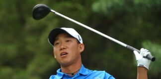 Anthony Kim at the AT&T National hosted by Tiger Woods in July 2009