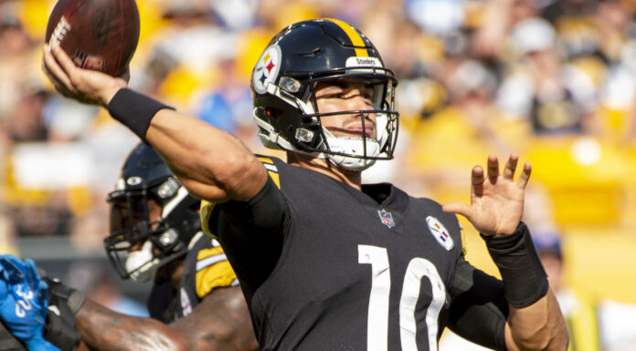 Quarterback Mitch Trubisky Returns to Buffalo Bills Pittsburgh Steelers quarterback Mitch Trubisky in August 2022
