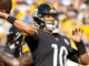 Pittsburgh Steelers quarterback Mitch Trubisky in August 2022