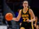 Clark with the Iowa Hawkeyes in November 2023