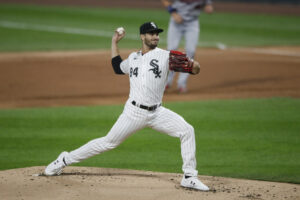 Dylan Cease with the Chicago White Sox in September 2020