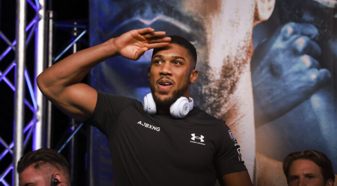 Anthony Joshua Knocks Out Francis Ngannou in the Second Round Anthony Joshua at the weigh in ahead of his fight against Oleksandr Usyk in 2021