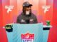 L'Jarius Sneed being interviewed by the media at Super Bowl LVII Opening Night in February 2023
