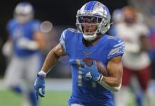 Detroit Lions wide receiver Amon-Ra St. Brown in September 2022