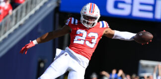 New England Patriots safety Kyle Dugger in October 2022