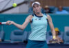 Elena Rybakina from Kazakhstan at the Miami Open 2024