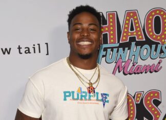 Monte Harrison at Shaq's Fun House in January 2020