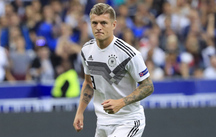 Toni Kross with Germany in October 2018