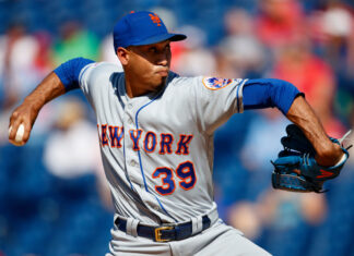 Edwin Diaz with the New York Mets in 2019