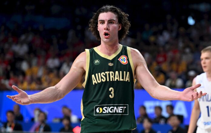 OKC Thunder Acquires Alex Caruso From the Bulls in Exchange for Josh Giddey Josh Giddey with Australia during the 2023 FIBA Basketball World Championship group E match in August 2023