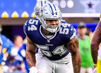 Dallas Cowboys defensive end Sam Williams in October 2022