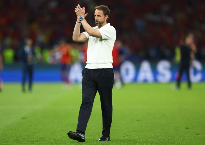 Gareth Southgate with England in July 2024
