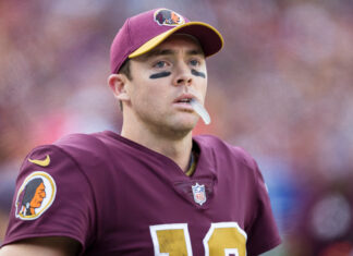 Colt McCoy with the Washington Redskins in November 2018