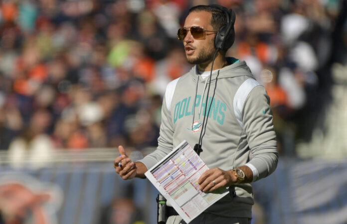 Miami Dolphins head coach Mike McDaniel in November 2022