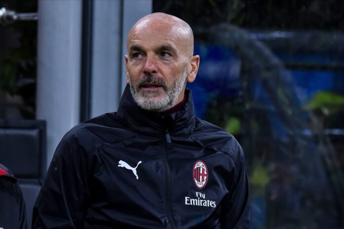 Stefano Pioli with AC Milan in 2019