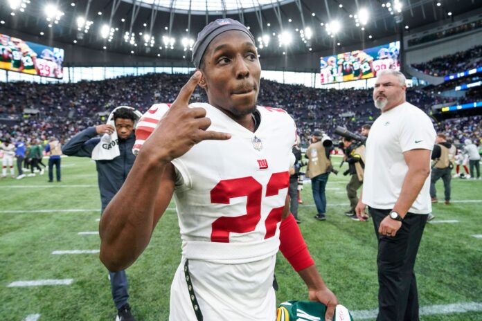 Adoree' Jackson with the New York Giants in October 2022