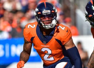 Denver Broncos cornerback Pat Surtain II in October 2022