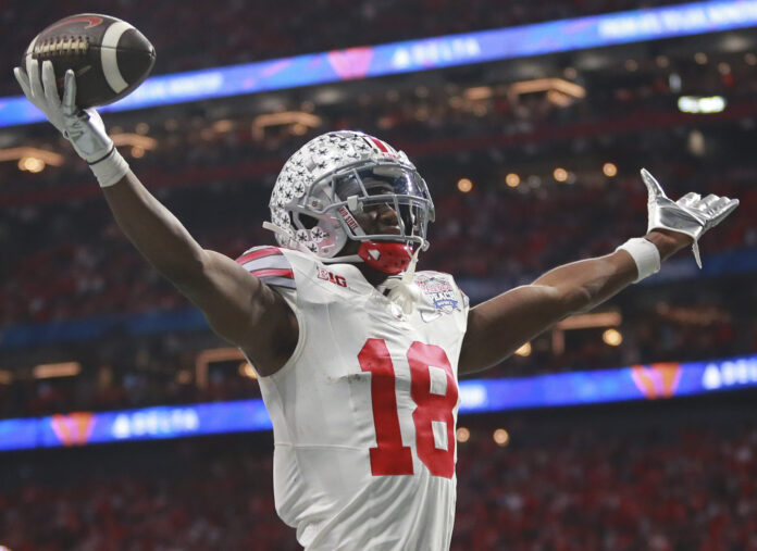 Marvin Harrison Jr. with Ohio State in 2022