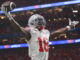 Marvin Harrison Jr. with Ohio State in 2022