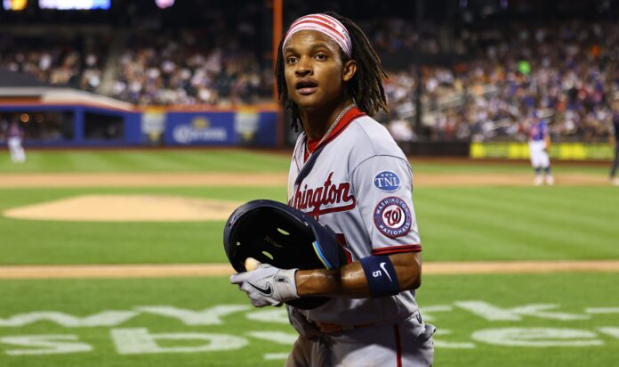 CJ Abrams with the Washington Nationals in July 2023