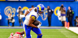 Los Angeles Rams wide receiver Puka Nacua in September 2023