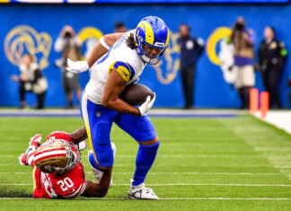 Los Angeles Rams wide receiver Puka Nacua in September 2023