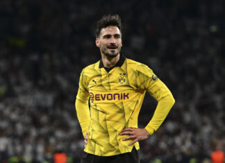 Mats Hummels with Borussia Dortmund in June 2024