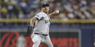 New York Yankees pitcher Nestor Cortes in July 2024