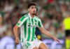 Johnny Cardoso with Real Betis in August 2024