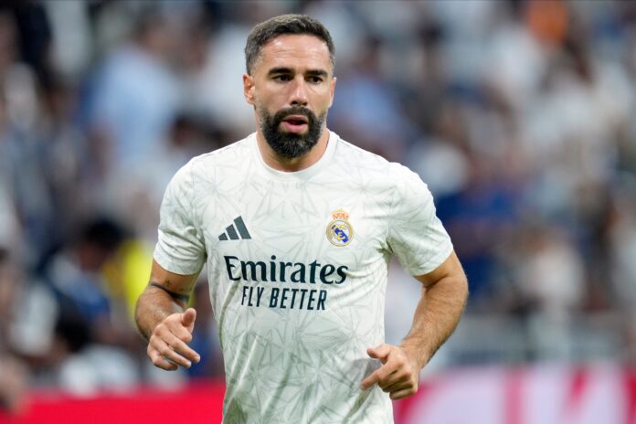 Dani Carvajal with Real Madrid in August 2024