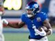 Giants’ Rookie WR Malik Nabers is Off to Historic Start of His NFL Career New York Giants wide receiver Malik Nabers in September 2024