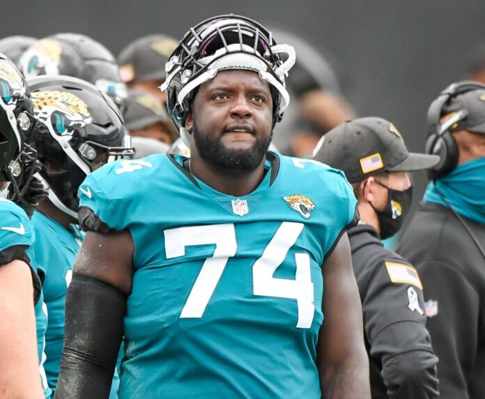 Jacksonville Jaguars offensive tackle Cam Robinson in 2020