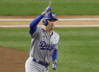 Los Angeles Dodgers Freddie Freeman in October 2024