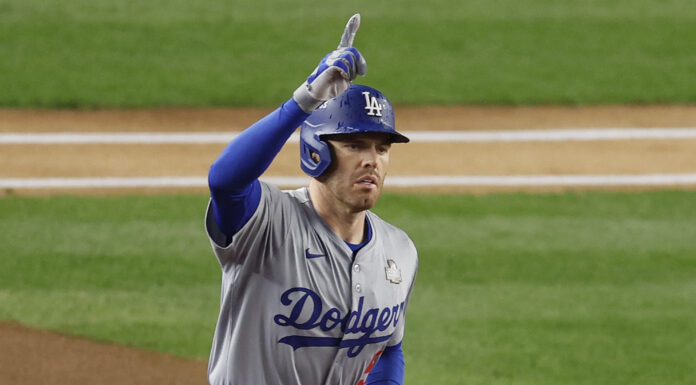 LA Dodgers Win the World Series, Freddie Freeman Gets MVP Honors Los Angeles Dodgers Freddie Freeman in October 2024