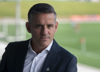 John Herdman with Toronto F.C. in August 2023