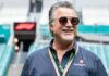 Michael Andretti, former racing driver, at the F1 Miami Grand Prix in May 2024