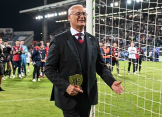 Claudio Ranieri with Cagliari in May 2024