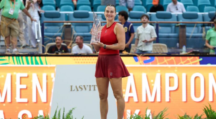 Aryna Sabalenka Beats Jessica Pegula to Win 2025 Miami Open Aryna Sabalenka at the 2025 Miami Open in March 2025