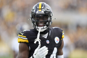 George Pickens with the Steelers in November 2024